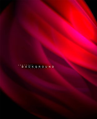 Neon holografik sıvı renkli dalga web, duvar kağıdı, desen, doku ve arka plan için