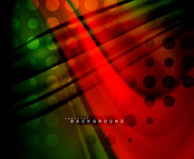 Neon holografik sıvı renkli dalga web, duvar kağıdı, desen, doku ve arka plan için