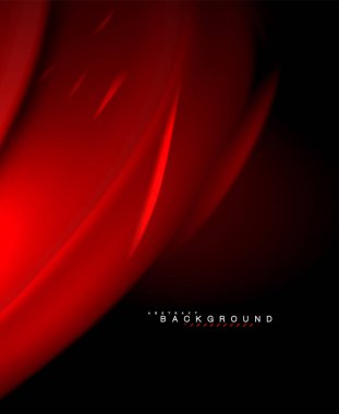 Neon parlayan dalga, sihirli enerji ve ışık arka plan. Vektör duvar kağıdı şablonu