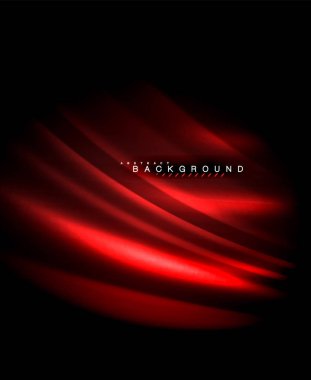 Neon parlayan techno hatları, yüksek teknoloji fütüristik arka plan şablonu kare şekilleri ile