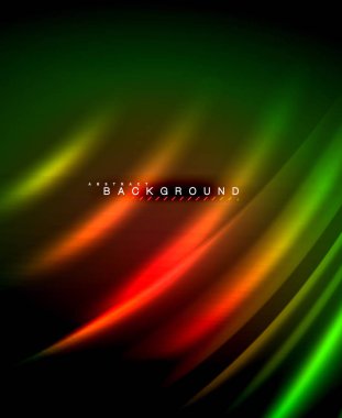 Neon parlayan techno hatları, yüksek teknoloji fütüristik arka plan şablonu kare şekilleri ile