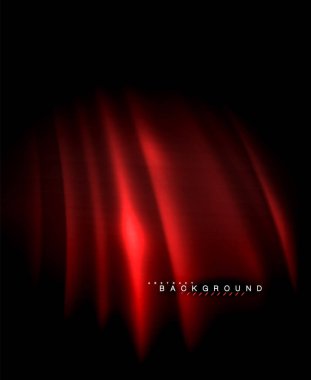 Neon parlayan tekno çizgiler, kare şekilli ileri teknoloji soyut arka plan şablonu. vektör illüstrasyonu