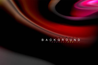 Sıvı sıvı renkler tasarım, renkli mermer veya plastik dalgalı doku arka plan, siyah, iş veya teknoloji sunu veya web broşür için parlak renkli öğeleri kapak tasarımı, duvar kağıdı