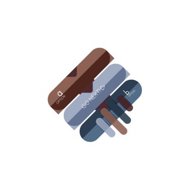 Özet satırları geometrik Infographic layoutabstract satırları geometrik Infographic düzeni, veri görselleştirme tasarım, seçeneği adım adım programı, web kutusu