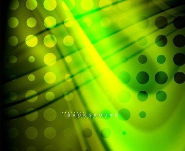 Neon holografik sıvı renkli dalga web, duvar kağıdı, desen, doku ve arka plan için