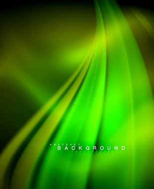 Neon holografik sıvı renkli dalga web, duvar kağıdı, desen, doku ve arka plan için