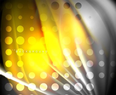 Neon holografik sıvı renkli dalga web, duvar kağıdı, desen, doku ve arka plan için