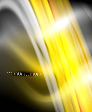 Neon holografik sıvı renkli dalga web, duvar kağıdı, desen, doku ve arka plan için