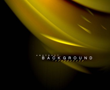 Neon parlayan dalga, sihirli enerji ve ışık arka plan. Vektör duvar kağıdı şablonu