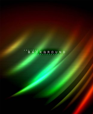 Neon parlayan techno hatları, yüksek teknoloji fütüristik arka plan şablonu kare şekilleri ile