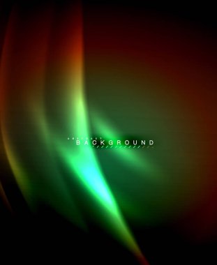 Neon parlayan techno hatları, yüksek teknoloji fütüristik arka plan şablonu kare şekilleri ile