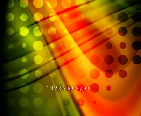 Neon holografische vloeistof kleur Golf voor web, behang, patroon, bitmappatroon en achtergrond — Stockvector