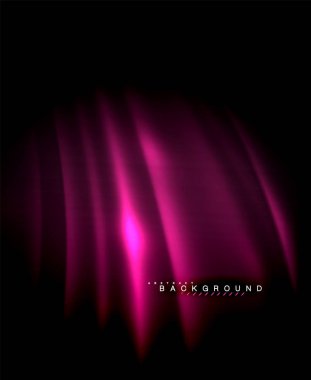 Neon parlayan techno hatları, yüksek teknoloji fütüristik arka plan şablonu kare şekilleri ile