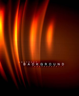 Neon parlayan techno hatları, yüksek teknoloji fütüristik arka plan şablonu kare şekilleri ile