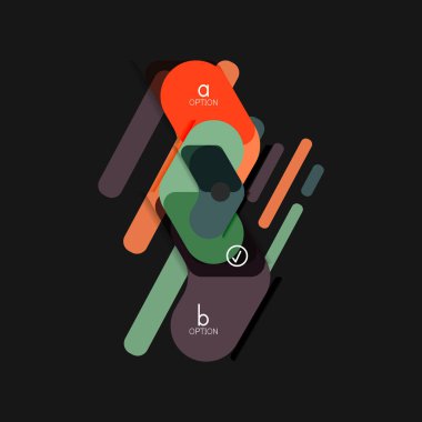 Düz tasarım geometrik infographics, ok şekli vektör etiket veya etiket, Fiyat etiketleri, promosyon rozet, simgesi tasarım, kağıt tarzı düzeni verileri grafik görselleştirme adım adım süreci için için teklif