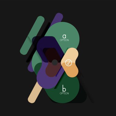 Düz tasarım geometrik infographics, ok şekli vektör etiket veya etiket, Fiyat etiketleri, promosyon rozet, simgesi tasarım, kağıt tarzı düzeni verileri grafik görselleştirme adım adım süreci için için teklif