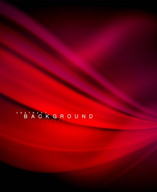 Neon holografik sıvı renkli dalga web, duvar kağıdı, desen, doku ve arka plan için