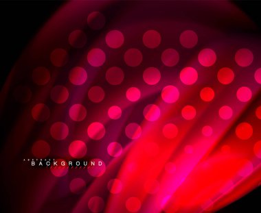 Neon holografik sıvı renkli dalga web, duvar kağıdı, desen, doku ve arka plan için