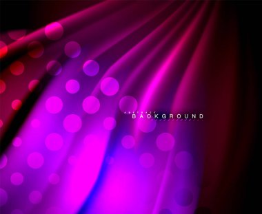 Neon holografik sıvı renkli dalga web, duvar kağıdı, desen, doku ve arka plan için