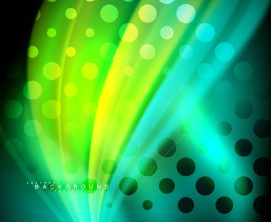 Neon holografik sıvı renkli dalga web, duvar kağıdı, desen, doku ve arka plan için