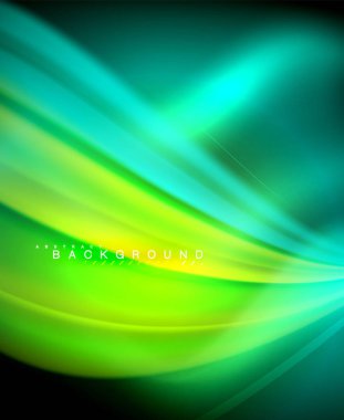 Neon holografik sıvı renkli dalga web, duvar kağıdı, desen, doku ve arka plan için