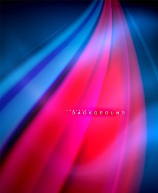 Neon holografik sıvı renkli dalga web, duvar kağıdı, desen, doku ve arka plan için