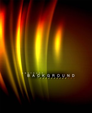 Neon parlayan techno hatları, yüksek teknoloji fütüristik arka plan şablonu kare şekilleri ile