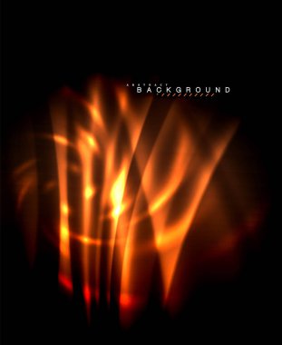 Neon parlayan techno hatları, yüksek teknoloji fütüristik arka plan şablonu kare şekilleri ile