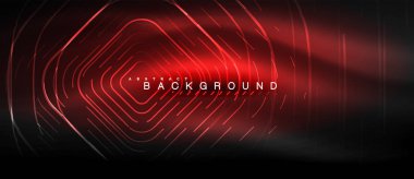 Neon parlayan çizgiler, sihirli enerji uzay ışığı konsepti, soyut arka plan duvar kağıdı tasarımı