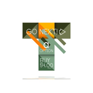 Kare seçeneğinin Infographic afiş. Bilgi ve veri görselleştirme, geometrik tasarım