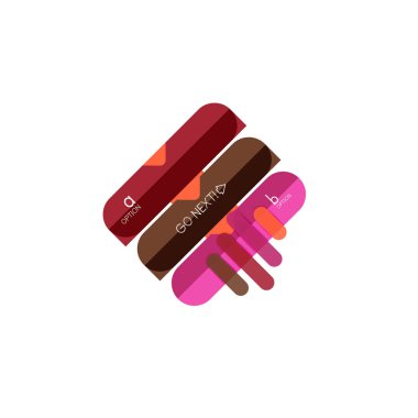 Özet satırları geometrik Infographic layoutabstract satırları geometrik Infographic düzeni, veri görselleştirme tasarım, seçeneği adım adım programı, web kutusu. Vektör çizim üzerinde beyaz izole