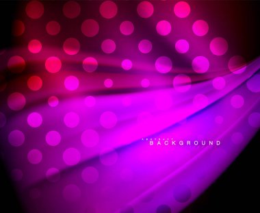 Neon holografik sıvı renkli dalga web, duvar kağıdı, desen, doku ve arka plan için