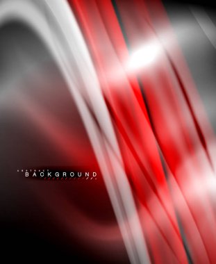 Neon holografik sıvı renkli dalga web, duvar kağıdı, desen, doku ve arka plan için