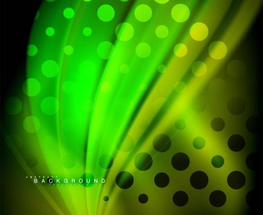 Neon holografik sıvı renkli dalga web, duvar kağıdı, desen, doku ve arka plan için