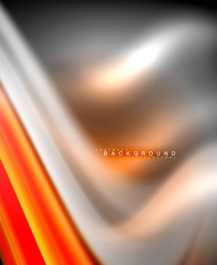 Neon holografik sıvı renkli dalga web, duvar kağıdı, desen, doku ve arka plan için