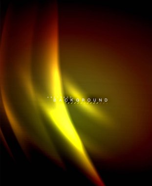 Neon parlayan techno hatları, yüksek teknoloji fütüristik arka plan şablonu kare şekilleri ile