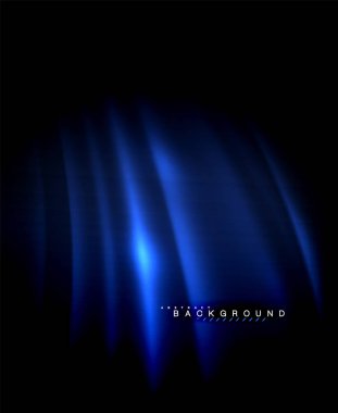 Neon parlayan techno hatları, yüksek teknoloji fütüristik arka plan şablonu kare şekilleri ile