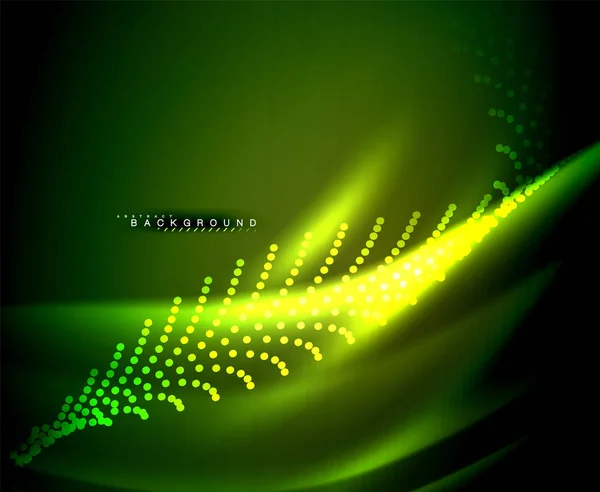 Neon izzó techno vonalak, hi-tech futurisztikus absztrakt háttér sablon, a szögletes formák — Stock Vector