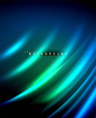 Neon parlayan techno hatları, yüksek teknoloji fütüristik arka plan şablonu kare şekilleri ile