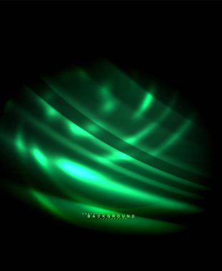 Neon parlayan techno hatları, yüksek teknoloji fütüristik arka plan şablonu kare şekilleri ile