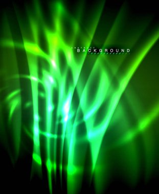 Neon parlayan techno hatları, yüksek teknoloji fütüristik arka plan şablonu kare şekilleri ile