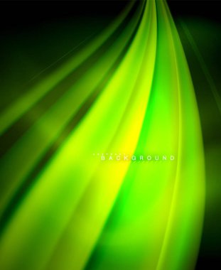 Neon holografik sıvı renkli dalga web, duvar kağıdı, desen, doku ve arka plan için