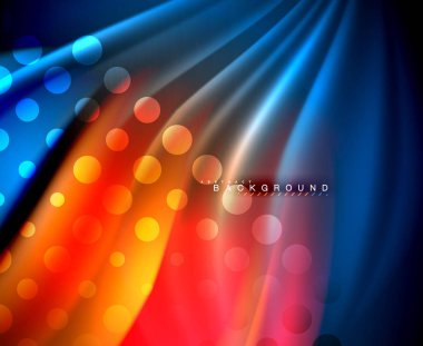 Neon holografik sıvı renkli dalga web, duvar kağıdı, desen, doku ve arka plan için