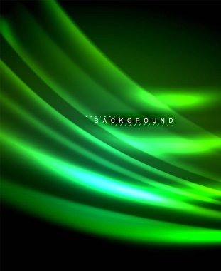 Neon parlayan techno hatları, yüksek teknoloji fütüristik arka plan şablonu kare şekilleri ile