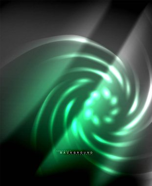 Neon parlayan techno hatları, yüksek teknoloji fütüristik arka plan şablonu kare şekilleri ile