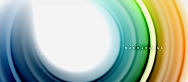 Gökkuşağı sıvı soyut girdap şekli, bükülmüş sıvı renkler tasarım, renkli mermer veya plastik dalgalı doku arka plan, çok renkli şablonu için iş veya teknoloji sunu veya web broşürü