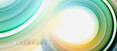 Gökkuşağı sıvı soyut girdap şekli, bükülmüş sıvı renkler tasarım, renkli mermer veya plastik dalgalı doku arka plan, çok renkli şablonu için iş veya teknoloji sunu veya web broşürü