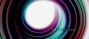 Gökkuşağı sıvı soyut girdap şekli, bükülmüş sıvı renkler tasarım, renkli mermer veya plastik dalgalı doku arka plan, çok renkli şablonu için iş veya teknoloji sunu veya web broşürü