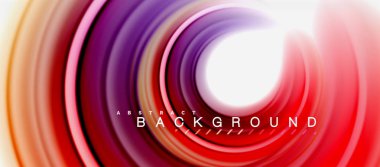 Gökkuşağı sıvı soyut girdap şekli, bükülmüş sıvı renkler tasarım, renkli mermer veya plastik dalgalı doku arka plan, çok renkli şablonu için iş veya teknoloji sunu veya web broşürü