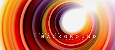 Gökkuşağı sıvı soyut girdap şekli, bükülmüş sıvı renkler tasarım, renkli mermer veya plastik dalgalı doku arka plan, çok renkli şablonu için iş veya teknoloji sunu veya web broşürü